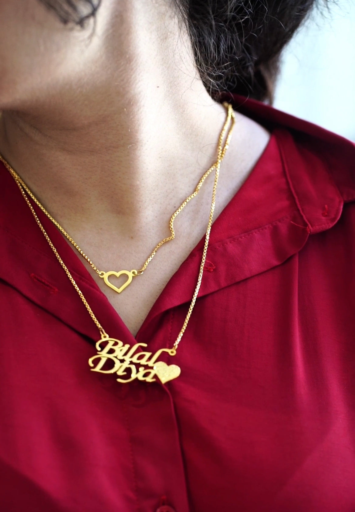 Heart Butterfly Necklace