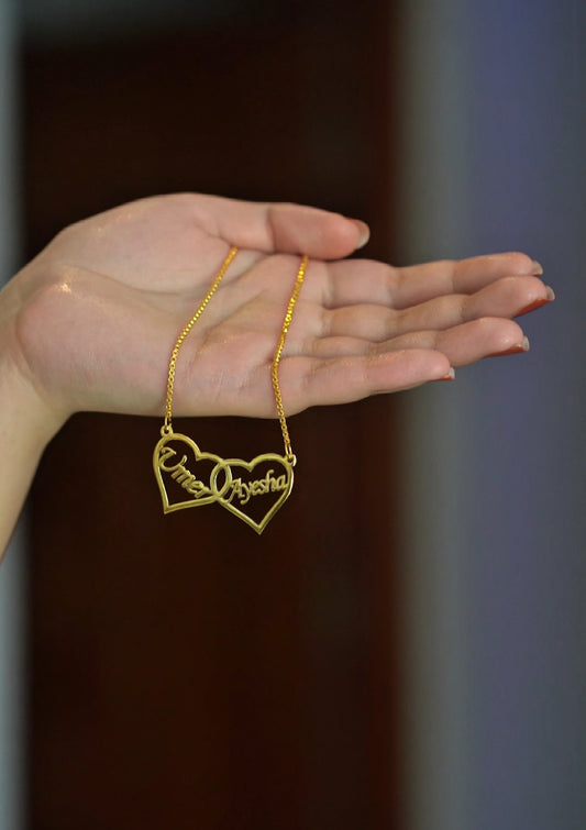 Double Heart Necklace